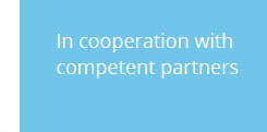 In cooperation with competent partners