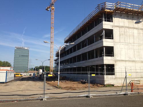 Neubau eines Büro-Centers in Frankfurt/Main, Deutschland